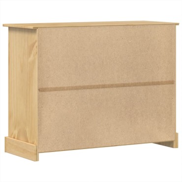 vidaXL Συρταριέρα Corona 112x48x91cm από Μασίφ Ξύλο Πεύκου