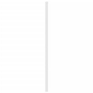 vidaXL Κεφαλάρι Λευκό Μεταλλικό 156x3x91cm 1 τεμ.