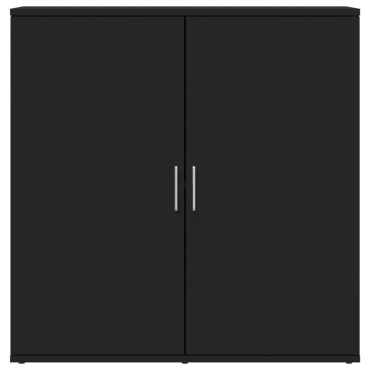 vidaXL Ραφιέρα Μαύρη 79x38x80cm από Επεξεργασμένο Ξύλο 1 τεμ.