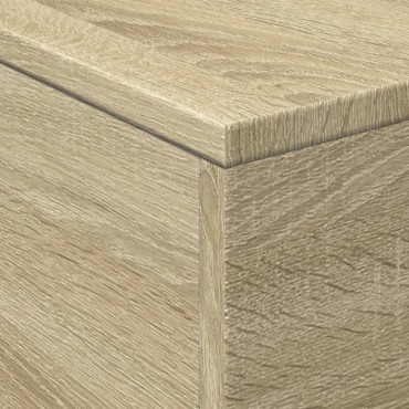 vidaXL Τραπεζάκι Σαλονιού με LED Sonoma Δρυς 50x50x40cm 1 τεμ.