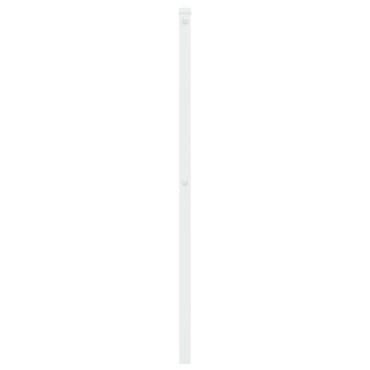 vidaXL Κεφαλάρι Λευκό Μεταλλικό 112x3x91cm 1 τεμ.