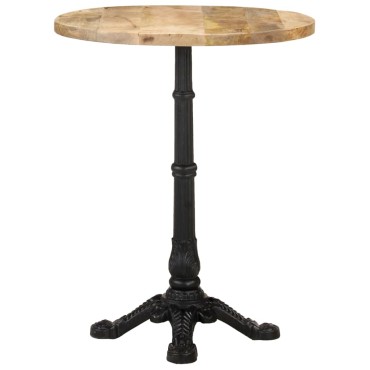vidaXL Τραπέζι Bistro 60x76cm Ακατέργαστο Ξύλο Μάνγκο 1 τεμ.