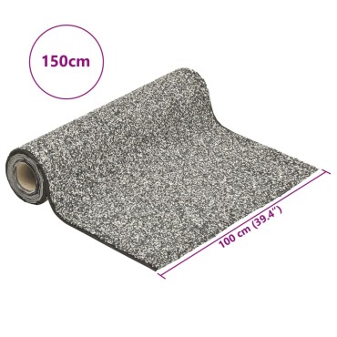 vidaXL Μεμβράνη Λίμνης με Όψη Πέτρας Γκρι 150 x 100 εκ.