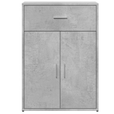 vidaXL Βοηθητικά Ντουλάπια 2 τεμ. Γκρι Σκυρ. 60x30x84cm Επεξ. Ξύλο