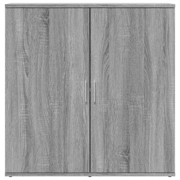 vidaXL Μπουφές Γκρι Sonoma 79x38x80cm από Επεξεργασμένο Ξύλο 1 τεμ.