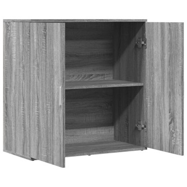 vidaXL Μπουφές Γκρι Sonoma 79x38x80cm από Επεξεργασμένο Ξύλο 1 τεμ.