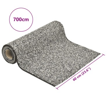 vidaXL Μεμβράνη Λίμνης με Όψη Πέτρας Γκρι 700 x 60 εκ.
