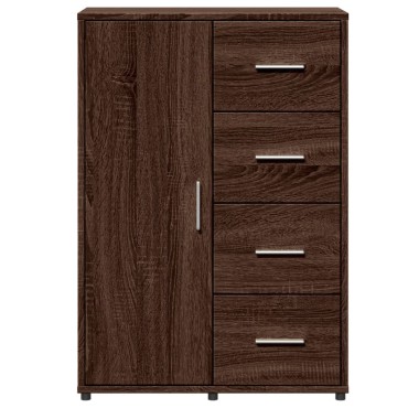 vidaXL Βοηθητικά Ντουλάπια 2 τεμ. Καφέ Δρυς 60x31x84cm Επεξ. Ξύλο