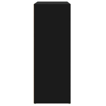 vidaXL Βοηθητικά Ντουλάπια 2 τεμ. Μαύρη 60x31x84cm Επεξεργ. Ξύλο