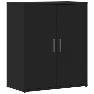 vidaXL Βοηθητικά Ντουλάπια 2 τεμ. Μαύρο 60x31x70cm Επεξεργ. Ξύλο