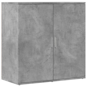 vidaXL Ντουλάπι Γκρι Σκυροδέματος 79x38x80cm Επεξεργασμένο Ξύλο 1 τεμ.