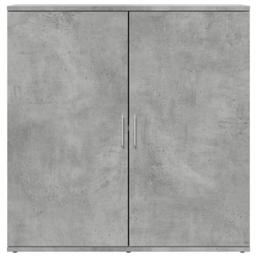 vidaXL Ντουλάπι Γκρι Σκυροδέματος 79x38x80cm Επεξεργασμένο Ξύλο 1 τεμ.