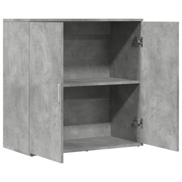 vidaXL Ντουλάπι Γκρι Σκυροδέματος 79x38x80cm Επεξεργασμένο Ξύλο 1 τεμ.