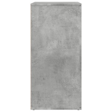 vidaXL Ντουλάπι Γκρι Σκυροδέματος 79x38x80cm Επεξεργασμένο Ξύλο 1 τεμ.