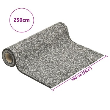 vidaXL Μεμβράνη Λίμνης με Όψη Πέτρας Γκρι 250 x 100 εκ.