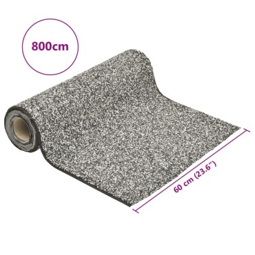 vidaXL Μεμβράνη Λίμνης με Όψη Πέτρας Γκρι 800 x 60 εκ.