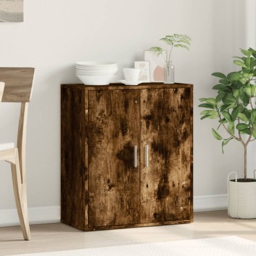 vidaXL Βοηθητικό Ντουλάπι Καπνιστή Δρυς 79x38x80cm Επεξεργασμένο Ξύλο 1 τεμ.