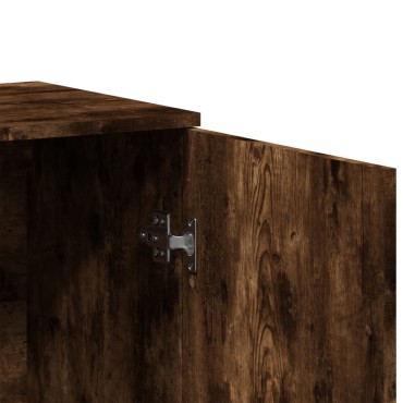 vidaXL Βοηθητικό Ντουλάπι Καπνιστή Δρυς 79x38x80cm Επεξεργασμένο Ξύλο 1 τεμ.