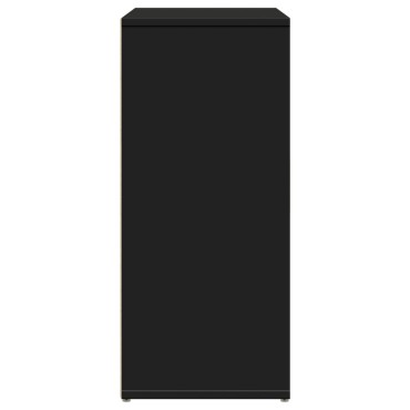 vidaXL Βοηθητικά Ντουλάπια 2 τεμ. Μαύρο 60x31x70cm Επεξεργ. Ξύλο