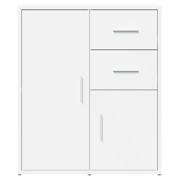 vidaXL Βοηθητικά Ντουλάπια 2 τεμ. Λευκά 60x31x70cm Επεξεργ. Ξύλο