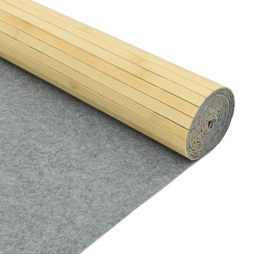vidaXL Διαχωριστικό Δωματίου Ανοιχτό Φυσικό 165x600cm από Μπαμπού 1 τεμ.