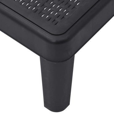 vidaXL Ξαπλώστρα Ρυθμιζόμενη σε 4 Ύψη 155,5x57x28cm Πολυπροπυλένιο 1 τεμ.