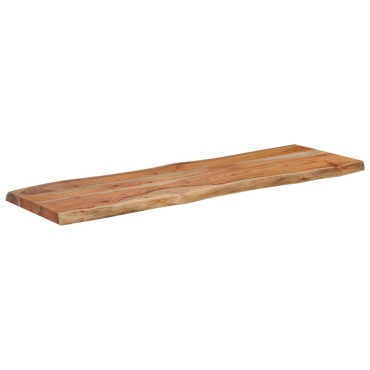 vidaXL Επιφάνεια Τραπεζιού Ορθογώνια 110x40x2,5cm Μασίφ Ξύλο Ακακίας 1 τεμ.