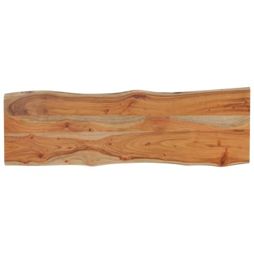 vidaXL Επιφάνεια Τραπεζιού Ορθογώνια 110x40x2,5cm Μασίφ Ξύλο Ακακίας 1 τεμ.
