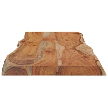 vidaXL Επιφάνεια Τραπεζιού Ορθογώνια 110x40x2,5cm Μασίφ Ξύλο Ακακίας 1 τεμ.