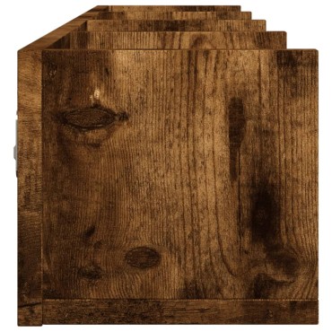 vidaXL Ντουλάπι Τοίχου Καπνιστή Δρυς 99x18x16,5cm Επεξεργασμένο Ξύλο 1 τεμ.