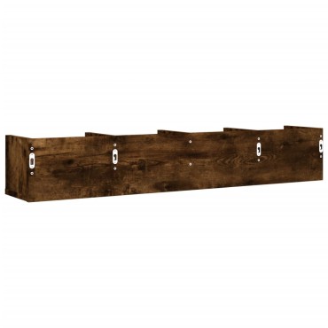 vidaXL Ντουλάπι Τοίχου Καπνιστή Δρυς 99x18x16,5cm Επεξεργασμένο Ξύλο 1 τεμ.