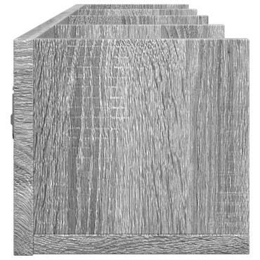 vidaXL Ντουλάπι Τοίχου Γκρι Sonoma 99x18x16,5cm Επεξεργασμένο Ξύλο 1 τεμ.