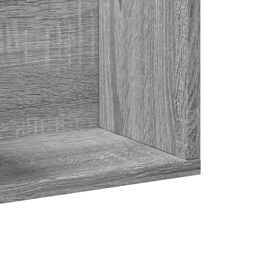 vidaXL Ντουλάπια Τοίχου Γκρι Sonoma 75x18x16,5cm Επεξ. Ξύλο 1 τεμ.