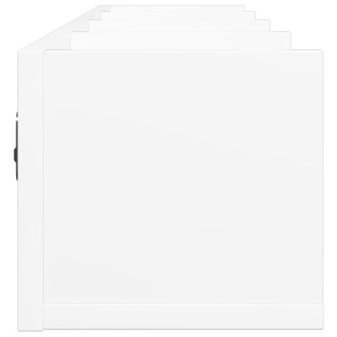 vidaXL Ντουλάπια Τοίχου 2 τεμ. Λευκά 99x18x16,5cm Επεξεργασμένο Ξύλο