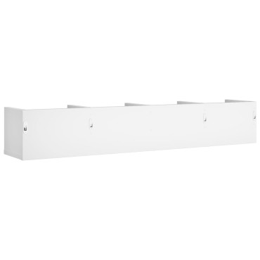vidaXL Ντουλάπια Τοίχου 2 τεμ. Λευκά 99x18x16,5cm Επεξεργασμένο Ξύλο