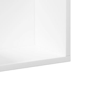 vidaXL Ντουλάπια Τοίχου 2 τεμ. Λευκά 99x18x16,5cm Επεξεργασμένο Ξύλο