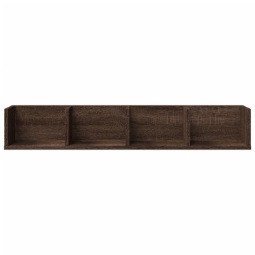 vidaXL Ντουλάπι Τοίχου Καφέ Δρυς 99x18x16,5cm Επεξεργασμένο Ξύλο 1 τεμ.
