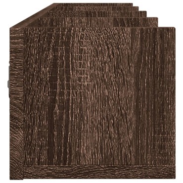 vidaXL Ντουλάπι Τοίχου Καφέ Δρυς 99x18x16,5cm Επεξεργασμένο Ξύλο 1 τεμ.