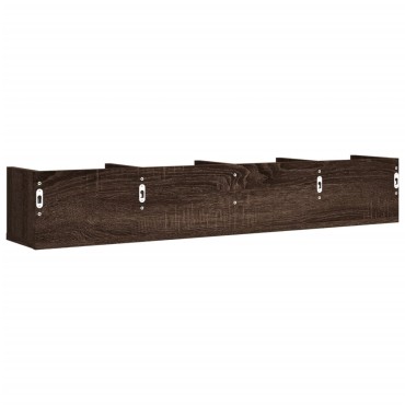 vidaXL Ντουλάπι Τοίχου Καφέ Δρυς 99x18x16,5cm Επεξεργασμένο Ξύλο 1 τεμ.
