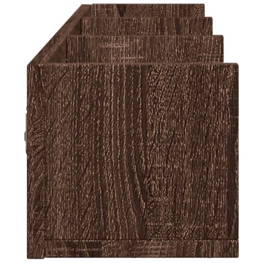 vidaXL Ντουλάπι Τοίχου Καφέ Δρυς 75x18x16,5cm Επεξεργασμένο Ξύλο 1 τεμ.