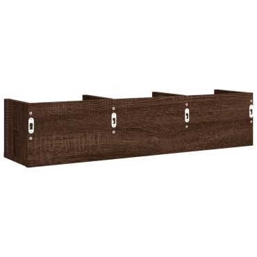 vidaXL Ντουλάπι Τοίχου Καφέ Δρυς 75x18x16,5cm Επεξεργασμένο Ξύλο 1 τεμ.