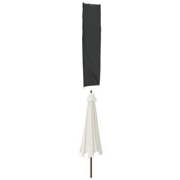 vidaXL Κάλυμμα Ομπρέλας Κήπου Μαύρο 240x57/57cm 420D Oxford 1 τεμ.