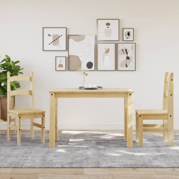 vidaXL Καρέκλες Τραπεζαρίας 2 τεμ. 40x46x99cm Μασίφ Ξύλο Πεύκου