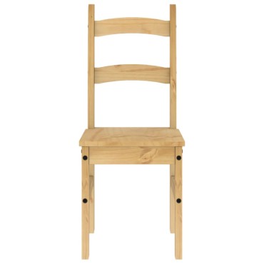 vidaXL Καρέκλες Τραπεζαρίας 2 τεμ. 40x46x99cm Μασίφ Ξύλο Πεύκου