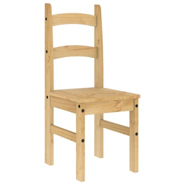 vidaXL Καρέκλες Τραπεζαρίας 2 τεμ. 40x46x99cm Μασίφ Ξύλο Πεύκου