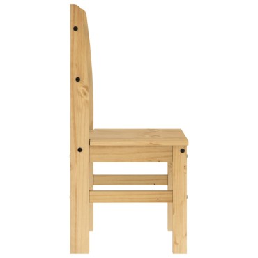 vidaXL Καρέκλες Τραπεζαρίας 2 τεμ. 40x46x99cm Μασίφ Ξύλο Πεύκου