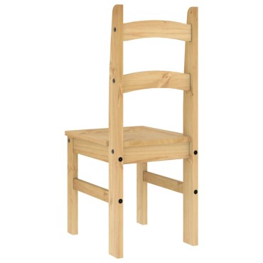 vidaXL Καρέκλες Τραπεζαρίας 2 τεμ. 40x46x99cm Μασίφ Ξύλο Πεύκου