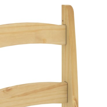 vidaXL Καρέκλες Τραπεζαρίας 2 τεμ. 40x46x99cm Μασίφ Ξύλο Πεύκου