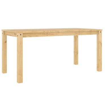 vidaXL Τραπεζαρία Panama 160x80x75cm από Μασίφ Ξύλο Πεύκου 1 τεμ.