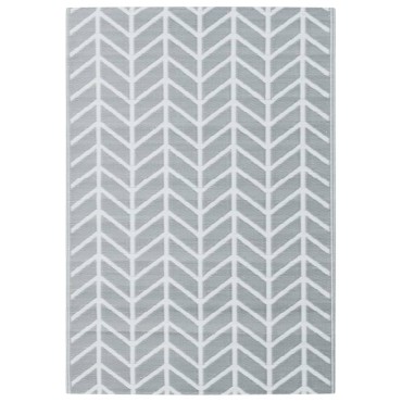 vidaXL Χαλί εξωτερικού χώρου ARAKIL Γκρι 160x230 cm PP